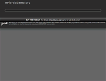 Tablet Screenshot of m4a-alabama.org